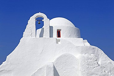 Church Our Lady or Panagia Paraportiani, Mykonos town, Mykonos island, Cyclades, Aegean Sea, Greece, Europe