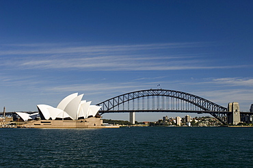 Opera House and Harbour Bridge, Sydney, New South Wales, Australia