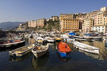 Harbour, Camogli, Liguria, Italy, Europe