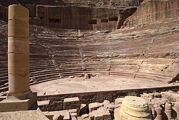 Nabataean Theatre, Petra, Jordan, Middle East