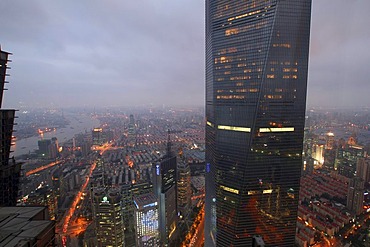 Shanghai World Financial Center, SWFC, Pudong, Shanghai, China, Asia