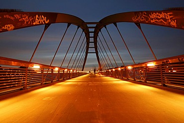 Schwedter Steg bridge, Berlin, Germany, Europe