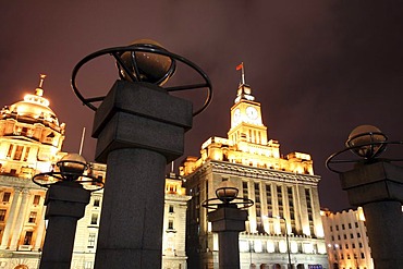 Customs House, Zhongshan Road, the Bund, Shanghai, China, Asia