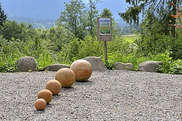 QiGong-Feng Shui Square, the first scientifically investigated energy space of the earth by Prof. Karl-Heinz Kerll, Oberstdorf, Allgaeu, Bavaria, Germany, Europe