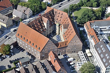 Neuer Bau, main site of the Police Department, Ulm, Baden-Wuerttemberg, Germany, Europe