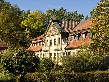 Kloster Langheim monastery, Klosterlangheim district, Franconia, Bavaria, Germany, Europe