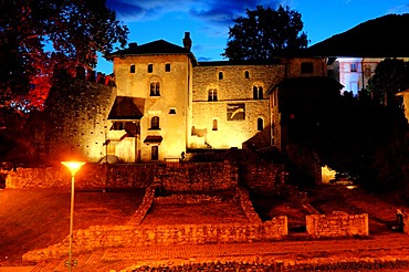 Castello Visconteo castle, Locarno, Ticino, Switzerland, Europe