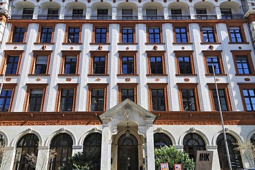 Facade, Chamber of Commerce, main building, Max-Joseph-Strasse, Munich, Bavaria, Germany, Europe