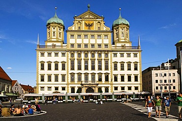 Town hall, Augsburg, Bavaria, Germany, Europe