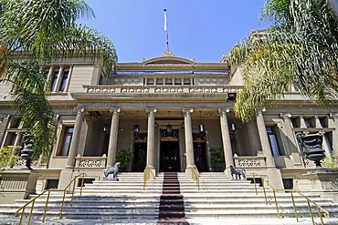 Staircase, club, historic building, Vina del Mar, Chile, South America