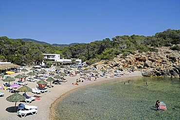 Cala Carbo, beach, Sant Josep de sa Talaia, San Jose, Ibiza, Pityuses, Balearic Island, Spain, Europe