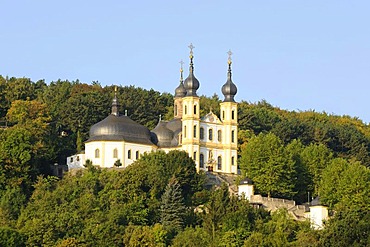 Pilgrimage church, St. Maria Chapel, Wuerzburg, Bavaria, Germany, Europe