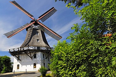 Johanna windmill in Wilhelmsburg Castle, Hamburg, Germany, Europe