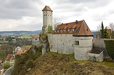 Veldenstein Castle, Neuhaus an der Pegnitz, Middle Franconia, Bavaria, Germany, Europe