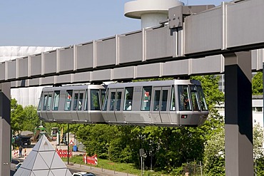 Skytrain, cabin railway, Duesseldorf Airport, Duesseldorf, Rhineland, North Rhine-Westphalia, Germany, Europe