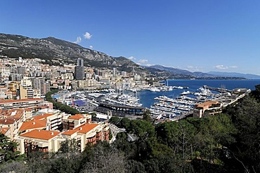 Monte Carlo harbor, Principality of Monaco, Cote d'Azur, Europe