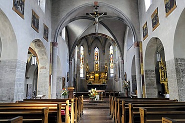 Romanesque church, St. Hippolyte's Church, Zell am See, Salzburg, Austria, Europe