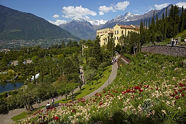 Trauttmannsdorff Castle, Meran, South Tyrol, Italy, Europe