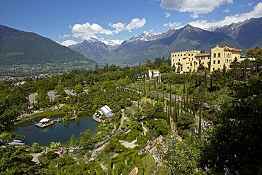 Trauttmannsdorff Castle, Meran, South Tyrol, Italy, Europe