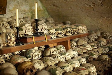 Ossuary, Hallstatt, Salzkammergut, Upper Austria, Europe