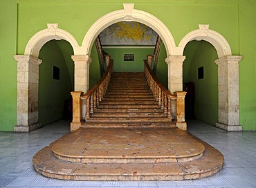 Colonial buildings, Museo de la Ciudad, Merida, Yucatan, Mexico, North America