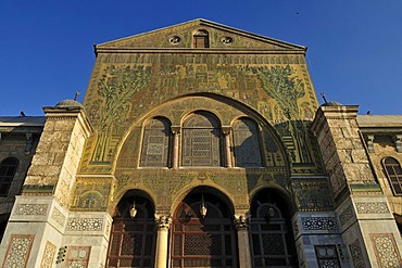 Courtyard of the Umayyad Mosque at Damascus, Unesco World Heritage Site, Syria, Middle East, West Asia