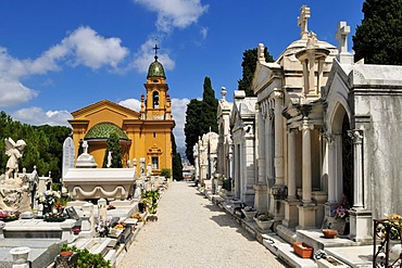 Historic cemetery of Nice, Department Alpes-Maritimes, Region Provence-Alpes-Cote d'Azur, France, Europe