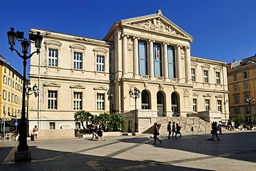 Palais de Justice, Place du Palais, Nice, Department Alpes-Maritimes, Region Provence-Alpes-Cote d'Azur, France, Europe