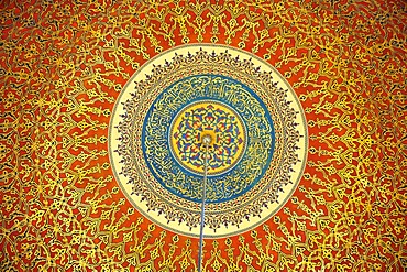 Detail of the dome of the Khatem al-Anbiyaa Mosque, Beirut, Lebanon, Middle East, Orient