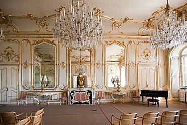 Interior, Baroque castle, Festetics kasteely, Keszthely, Hungary, Europe