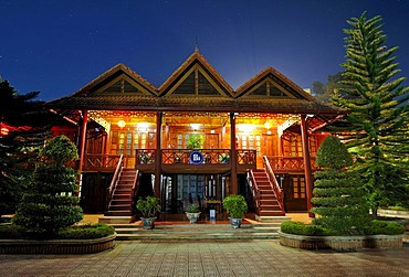 Holiday resort in Mai Chau Valley, Vietnam, Asia