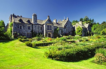 Mansion in a park, Cotohele, Cornwall, England, United Kingdom, Europe