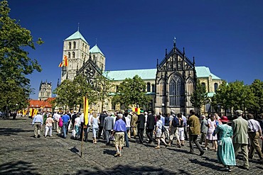 Sankt Paulus Cathedral, Muenster, North Rhine-Westphalia, Germany, Europe