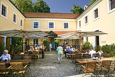 Gastronomy, Dessau-Woerlitz Garden Realm, UNESCO World Heritage Site, Dessau, Saxony-Anhalt, Germany, Europe