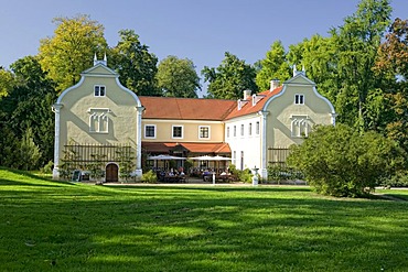 Gastronomy, Dessau-Woerlitz Garden Realm, UNESCO World Heritage Site, Dessau, Saxony-Anhalt, Germany, Europe