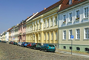 Neoclassical architecture, building facades in Potsdam, Brandenburg, Germany, Europe