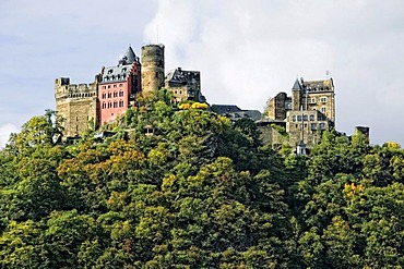Schoenburg Castle, Oberwesel, Middle Rhine Valley, UNESCO World Heritage Site, Rhineland-Palatinate, Germany, Europe