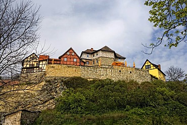 Muenzenberg Castle, Quedlinburg, Saxony-Anhalt, Germany, Europe