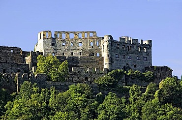 Burg Rheinfels Castle, Sankt Goar, Middle Rhine Valley, UNESCO World Heritage Site, Rhineland-Palatinate, Germany, Europe