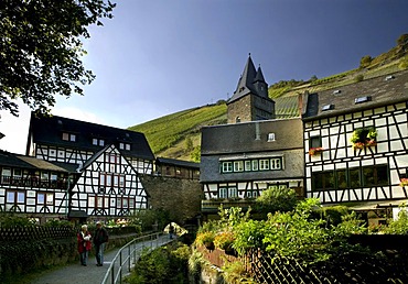 Bacherach, romantic Middle Rhine Valley, UNESCO World Heritage Site, Rhineland-Palatinate, Germany, Europe