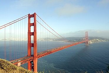 Golden Gate Bridge at sunset, San Francisco, California, USA, North America