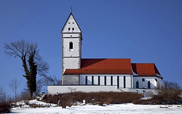 Pilgrimage Church of St John the Baptist on Bussen Mountain, Baden-Wuerttemberg, Germany, Europe
