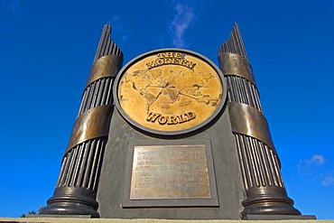 The Pillars of Hercules Monument, Gibraltar, British overseas territory, Iberian Peninsula, Europe