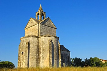 Chapelle St-Croix, Montmajour abbey near Arles, Arles, Bouches du Rhone, Provence, France, Europe