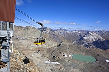 Diavolezza cable car, Grisons, Switzerland, Europe