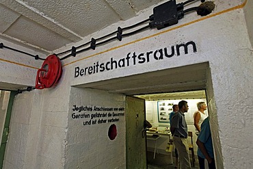 Gas lock of a bunker from the second World War, Atlantic Wall 1942, Bunker Museum Zoutelande, Walcheren, Zeeland, Netherlands, Benelux, Europe