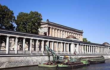 View from the Spree on the Museumsinsel museum island in Berlin, Germany, Europe