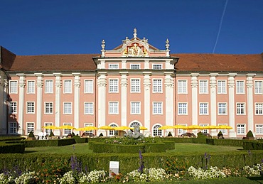 Neues Schloss castle in Meersburg, Lake Constance, Baden-Wuerttemberg, Germany, Europe