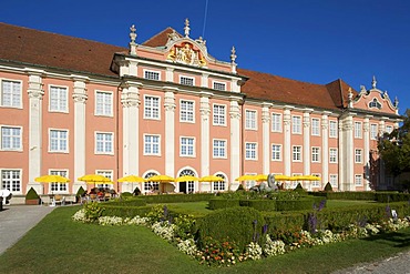 Neues Schloss castle in Meersburg, Lake Constance, Baden-Wuerttemberg, Germany, Europe