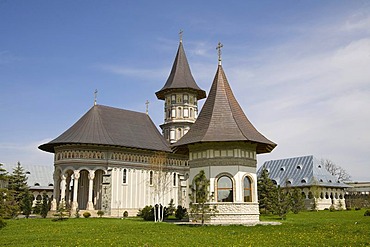 Monastery, church, at Manolea, Romania, Europe